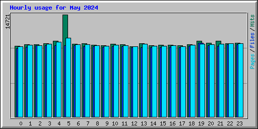 Hourly usage for May 2024